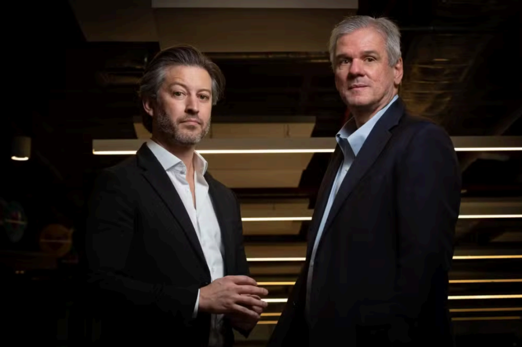 (esq. para dir.) Fernando Boscolo e Gilberto Zancope — Foto: Rogerio Vieira/Valor
